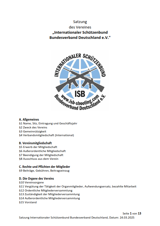 Versammlung unserer Mitglieder 2026